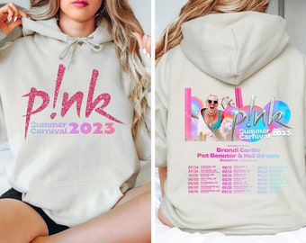 P!nk Summer Carnival Hoodie Gift For Fans, Pnk Concert Shirt,Pnk T-Shirt, P!nk Tour Merch Shirt, Music Festival Shirt, P!nk Album Tour Shirt