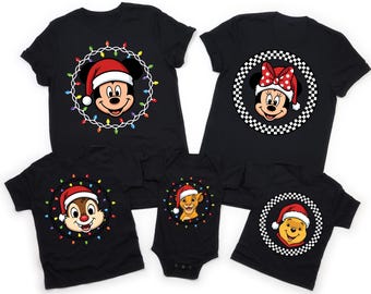Disney Christmas All Characters - Christmas Group Shirts