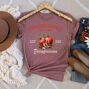 90s Persephone's Pomegranates Vintage Bookish Shirt, Retro Funny Bookish Shirt, Light Academia ,Greek Goddess ,Greek Mythology Graphic Tee zdjęcie 6