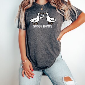 Goose Bump Sweatshirt, Silly Goose Sweater, Funny Goose Sweatshirt,Greetings Sweater, Gift for Goose Lover,Goose Bump Hoodie,Gift for Couple image 6