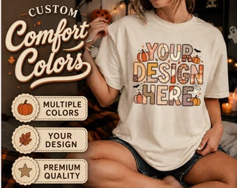Comfort Colors | Custom Design Shirts, Personalized Logo Tees, Customize Your T-shirt