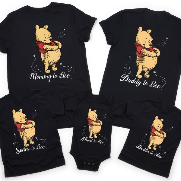 Mommy To Bee Sweatshirt, Mommy To Bee, Pregnancy Reveal Shirt, Pooh Mommy Shirt, Cute Mom Shirt, Gift for Mom, New Mom Gift,Baby Shower Gift