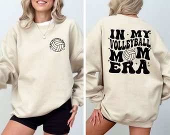 In My Volleyball Mom Era Sweatshirt, Volleyball Mom Era Hoodie, Volleyball Mom Era,Game Day Hoodie,Volleyball Mom Hoodie,Volleyboll Fan Gift