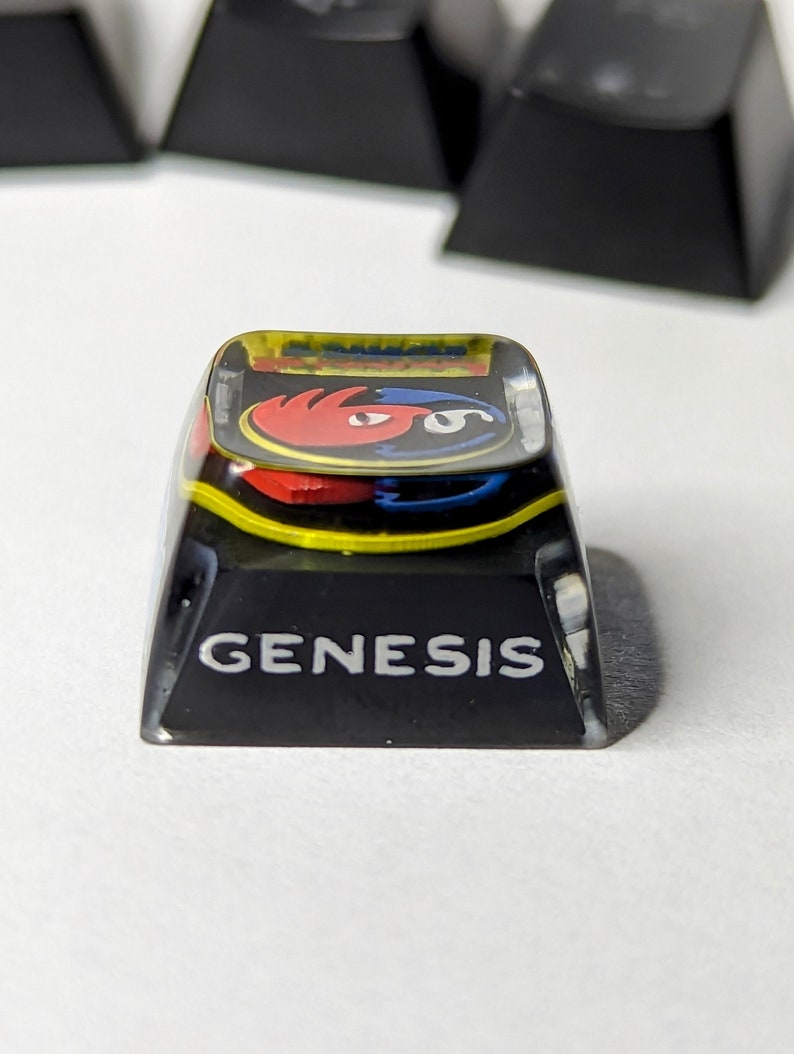 Sonic Sonic and Knuckles Cherry MX Glossy Artisan Keycap Fits Most ...