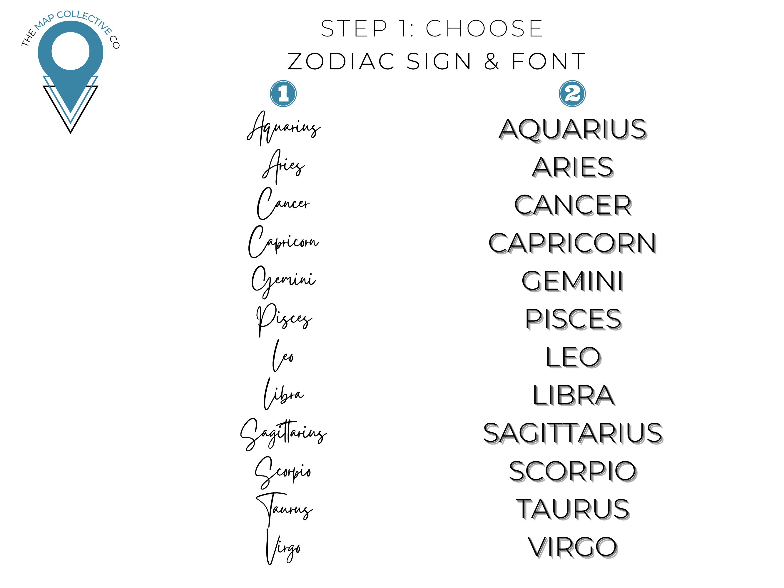 CUSTOM Day You Were Born, Star Map, Zodiac Birth Star Map Personalized