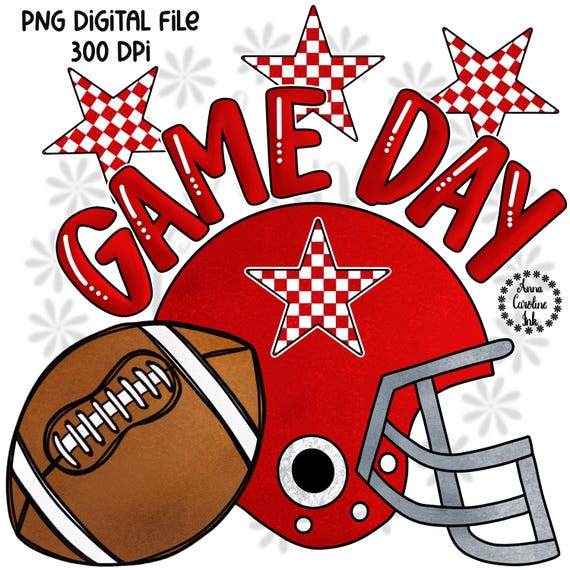 basketball with a football helmet Football Helmet PNG Football Game Day School Spirit Shirt Digital Download  for Sublimation Red and White Team Colors Customize Personalize