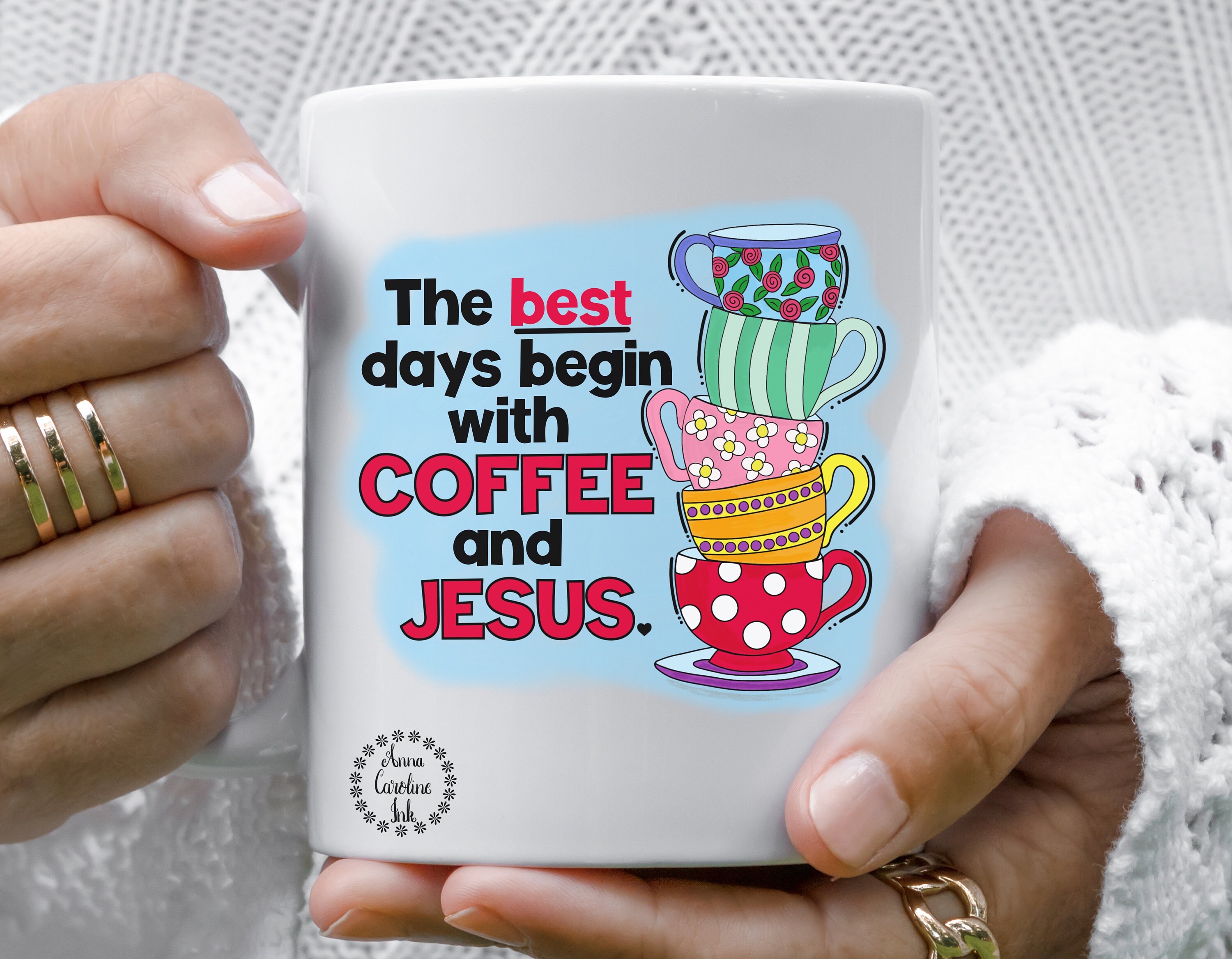 Coffee and Jesus Digital File for Sublimation|christian Png|hand Drawn ...