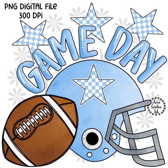 basketball with a football helmet Football Helmet PNG Football Game Day School Spirit Shirt Digital Download  for Sublimation Blue and White Team Colors Customize Personalize