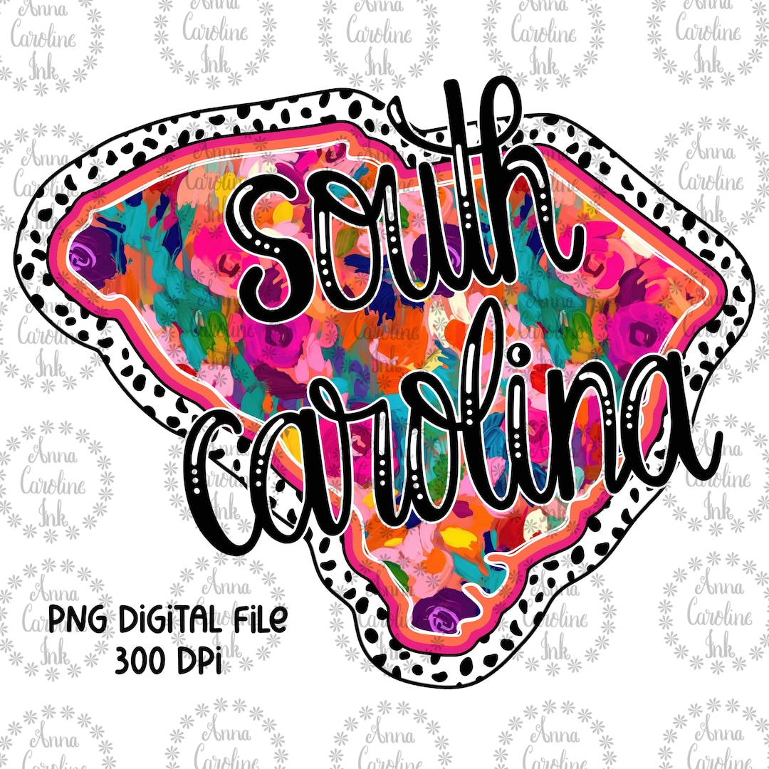 State PNG South Carolina PNG Decals State Digital Download Car Decal ...