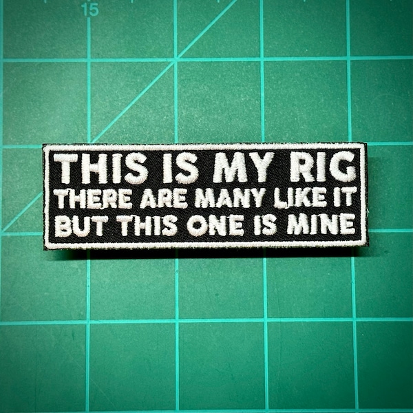 This Is My Rig - Camera Patch