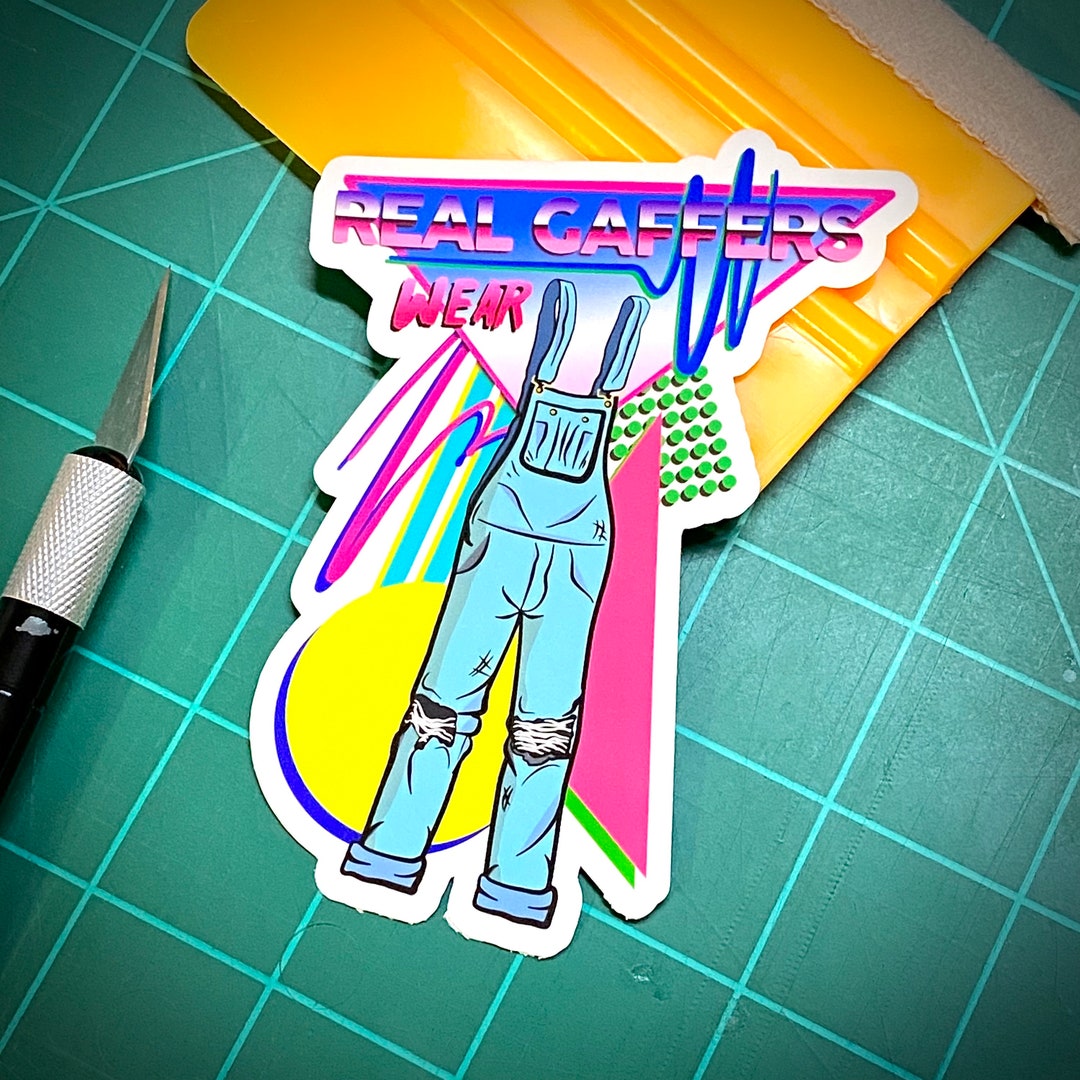 Overalls Sticker Real Gaffers Wear overalls Sticker - Etsy