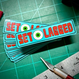 Set-lagged - Sticker