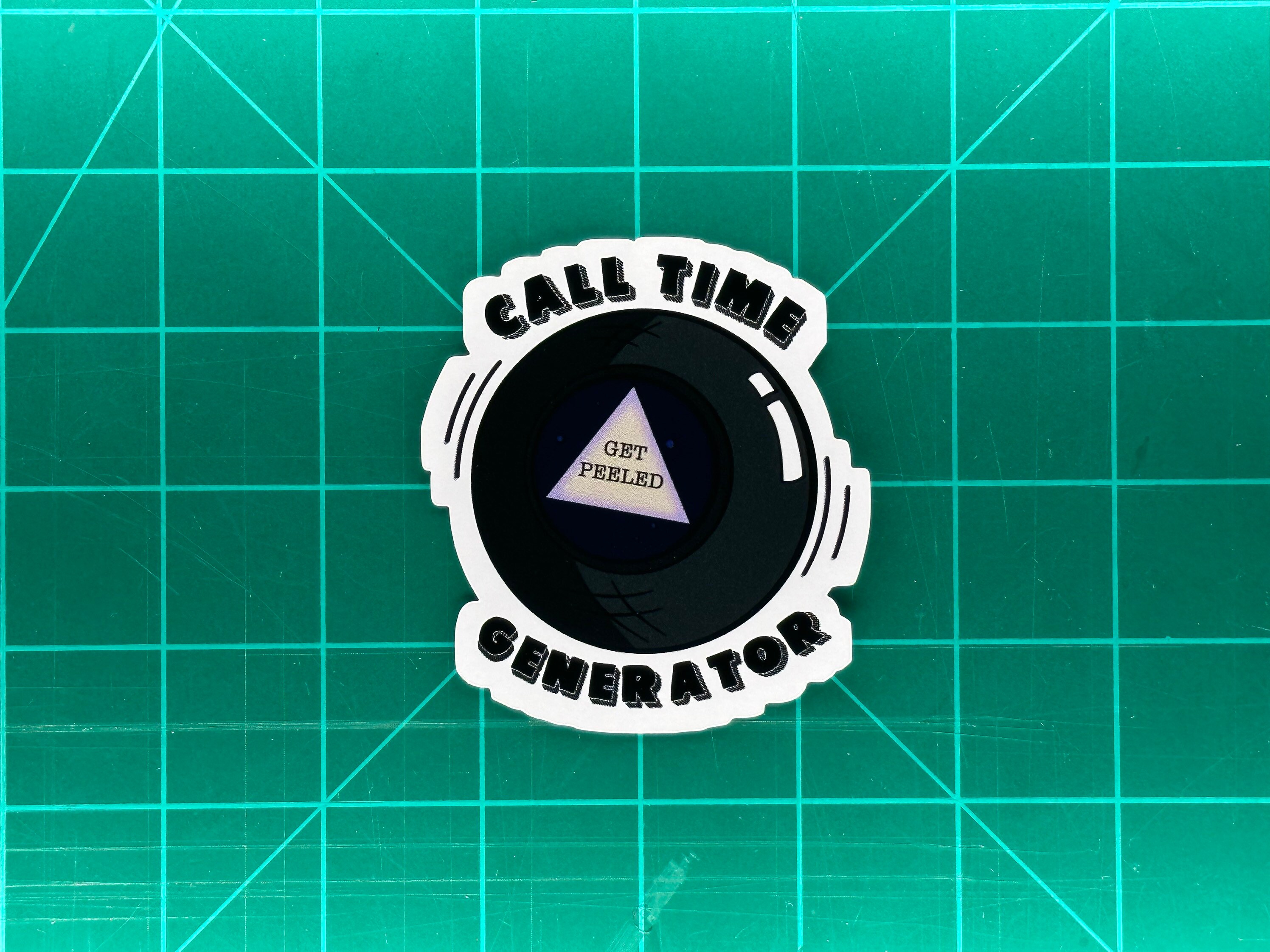 Call Time Generator - Sticker - Etsy