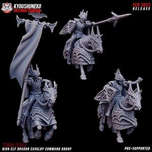 High Elf Dragon Prince Command Group | Kyoushuneko |