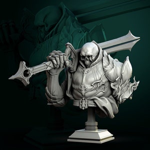 Vold the Dead Lord | Bust | Resin 3D Printed Miniature | White Werewolf Tavern