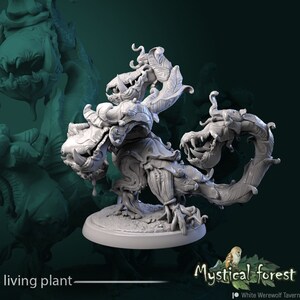 Living Plant | Mystical Forest | Resin 3D Printed Miniature | White Werewolf Tavern | DnD