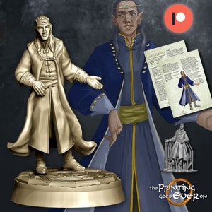 Lord Eleron | The Elves Assemble | Resin 3D Printed Miniatures | Table Top Gaming | Rpg | D&D | Mesbg | The Printing Goes Ever On