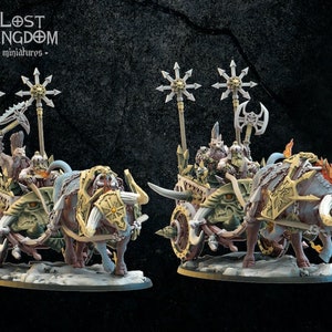 Magmhôrin Chariot | Infernal Dwarves | Lost Kingdom Miniatures |