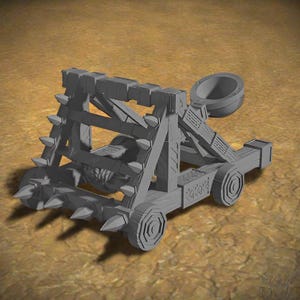 Spiked Dwarven Catapult | Muster the Dwarves | MESBG | The Printing Goes Ever On