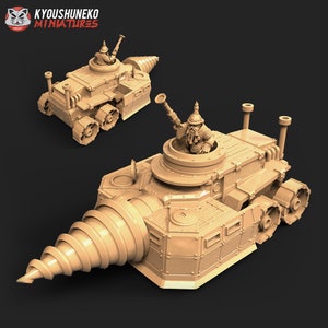 Dwarf Miner Drill Tank | Kyoushuneko |