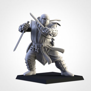 Ogro Ninja / Ogros del Norte / Miniatura impresa en resina 3D / Fábrica Txarli