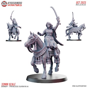 Mounted Desert Warrior Princess | Araby | Kyoushuneko |