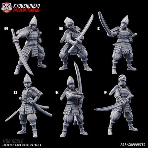 Samurái japonesa / Onna Bushi Katana / Kyoushuneko /