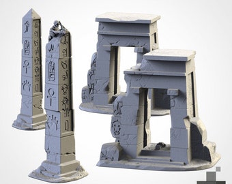 Tomb King Obelisks | Unit Fillers and Terrain | Armies of the Sands | Txarli Factory | RPG | DnD | Table Top Gaming |