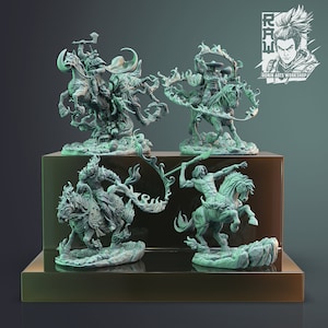 Four Horsemen of Halloween | The Cursed Vanguard | Resin 3D Print | Ronin Arts Workshop