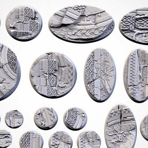 Ancestral Ruins Bases (Round) | 8K Resin | Txarli Factory
