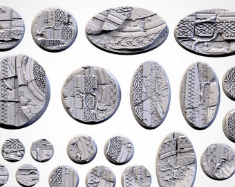 Ancestral Ruins Bases (Round) | 8K Resin | Txarli Factory
