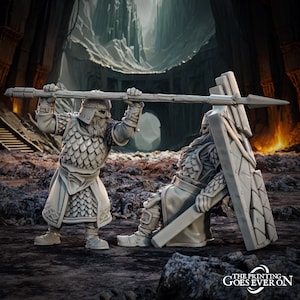 Treasury Protectors | Tales Of The Deep | Resin 3D Printed Miniatures | Table Top Gaming | Rpg | D&D | Mesbg | The Printing Goes Ever On