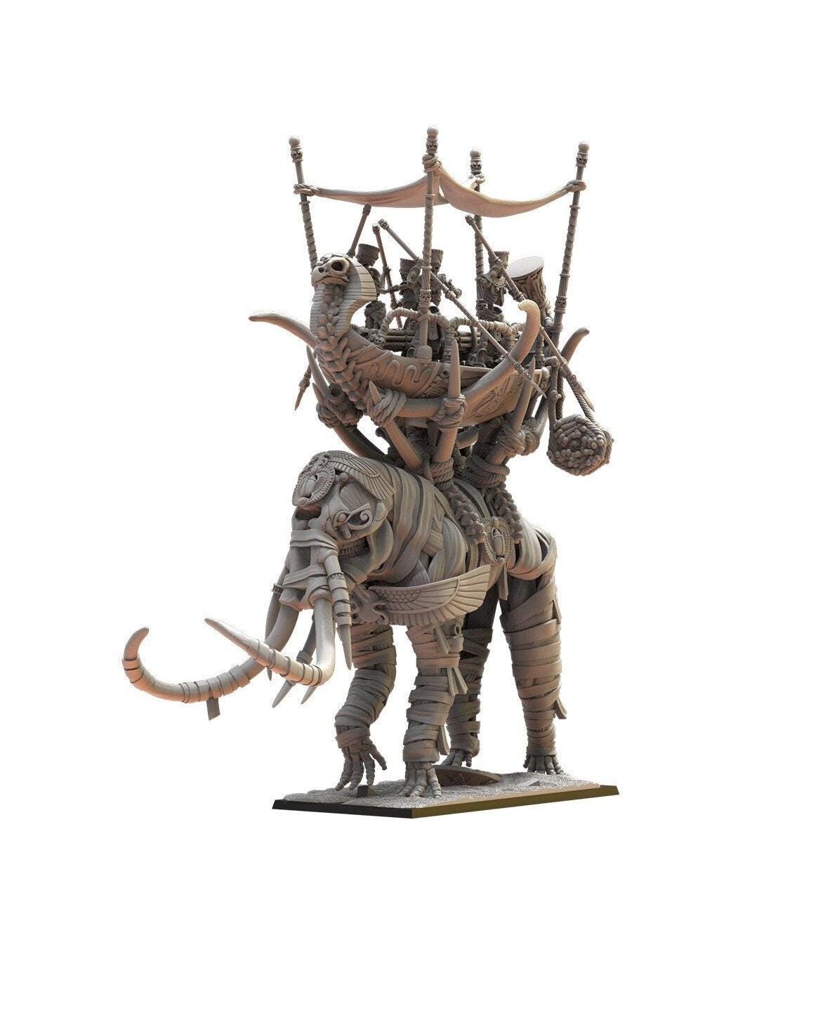 5 Figurines éléphants Miniatures Risk Godstorm G939 - Occasion - Pour Jeux De Stratégie Ou Collection