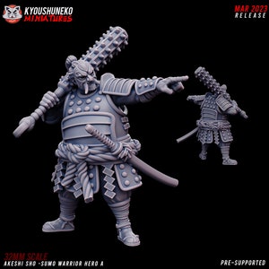 Japanese Sumo Hero | 3 poses | Akeshi Sho | Kyoushuneko |