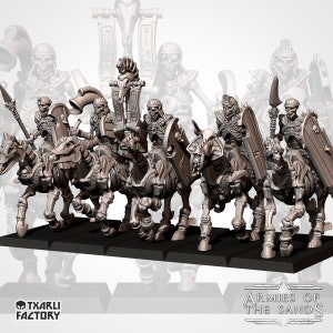 Skeletal Heavy Cavalry | Txarli Factory | Armies of the Sands