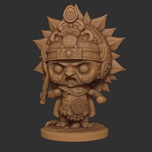 Chibi Itzamna | Mayan Gods | Multiple Scales | Resin 3D Printed Miniature | Limelight Miniatures