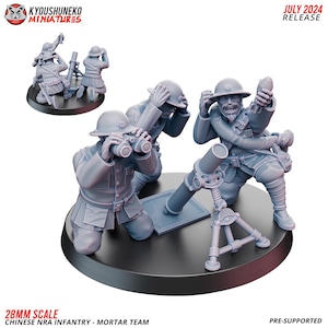 Chinese NRA - Mortar Team | China Burma India Theater | Kyoushuneko