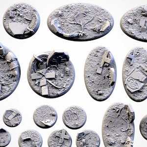 Graveyard Bases (Round) | 8K Resin | Txarli Factory