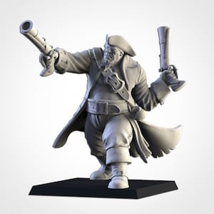 Pirate Ogre | Northern Ogres | Resin 3D Printed Miniature | Txarli Factory