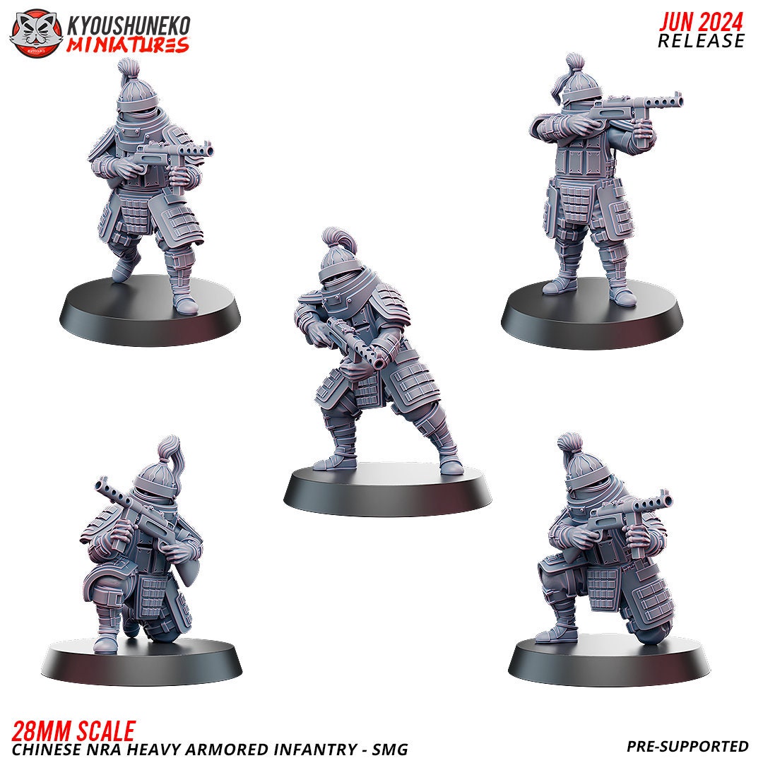Chinese NRA Heavy Armored Infantry - SMG | Weird China Burma India Theater | Kyoushuneko