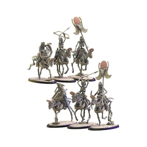 Khnum Riders Command Group | Undying Dynasties | Lost Kingdom Miniatures | Kings of War | Tabletop
