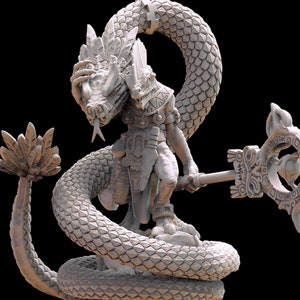 Tonatiuh, Coatl Whisperer | Saurian Ancients | Lost Kingdom Miniatures | Table Top Gaming | RPG | D&D | Pathfinder