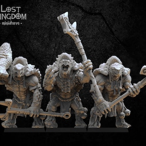 Ayotl Unit | Saurian Ancients | Lost Kingdom Miniatures | Table Top Gaming | RPG | D&D | Pathfinder