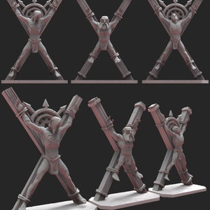 Prisoners/skinned | Infernal Dwarves | Lost Kingdom Miniatures
