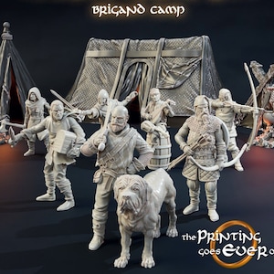 Brigantenlager | 3D Gedruckte Miniaturen aus Harz | Table Top Gaming | Rollenspiel | D&D | Mesbg| Der Druck geht immer weiter