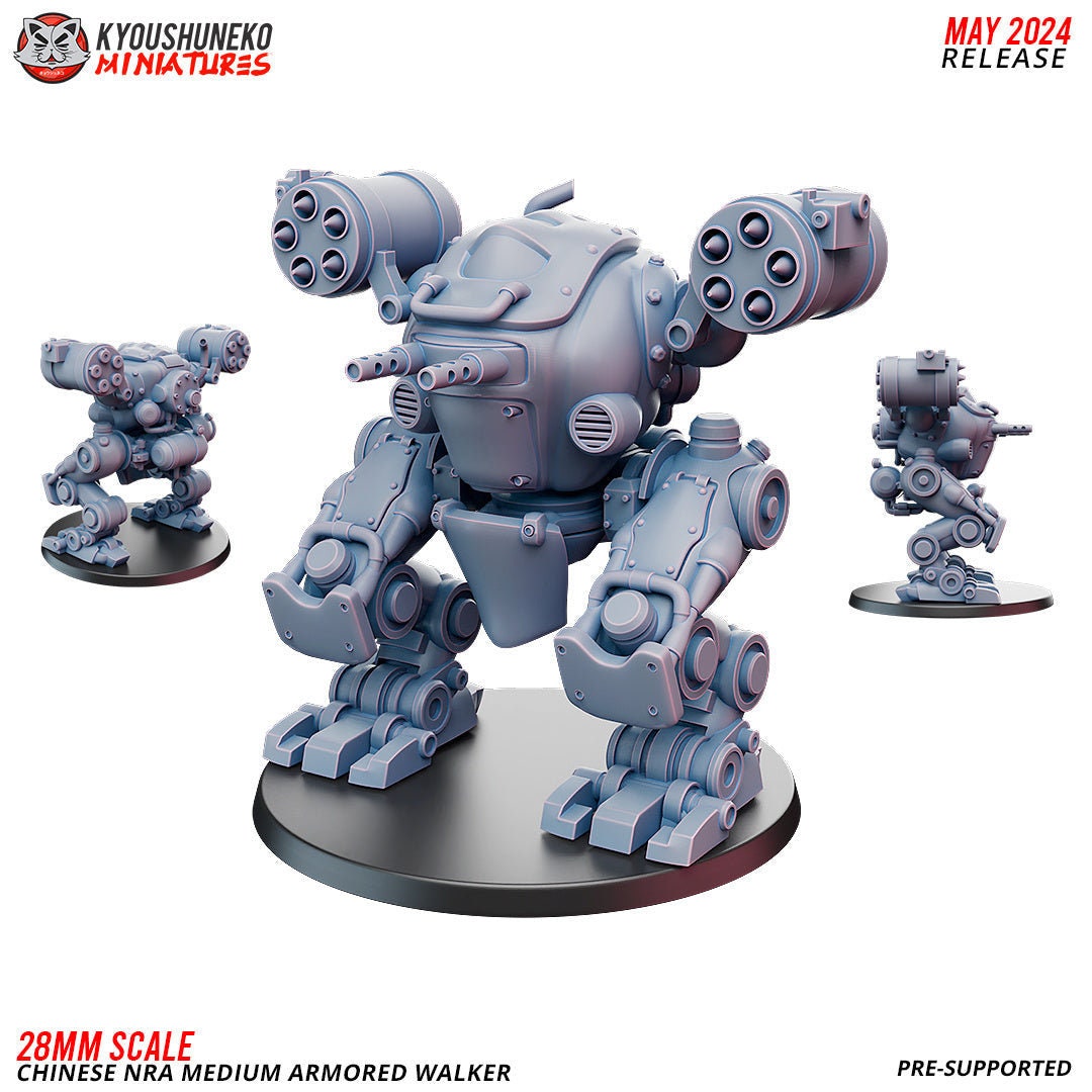 Chinese NRA Medium Armored Walker Mech | Weird China Burma India ...