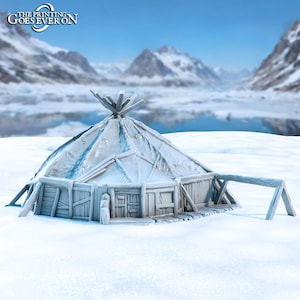 Frostkin Tent | Tales of the Glacial Wilds | MESBG | The Printing Goes Ever On