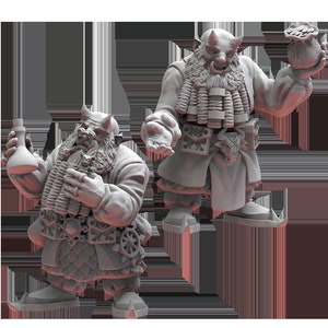 Chaos Dwarf Merchants | Infernal Dwarves | Lost Kingdom Miniatures