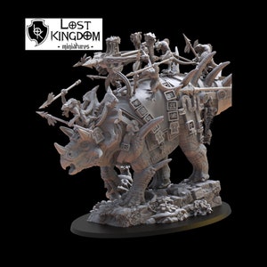 Kuakuauitl With Ballista | Saurian Ancients | Lost Kingdom Miniatures | Table Top Gaming | RPG | D&D | Pathfinder