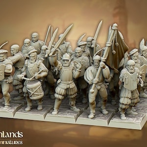 Imperial Swordsmen | Sunland, Empire of the Sun | Highlands Miniatures